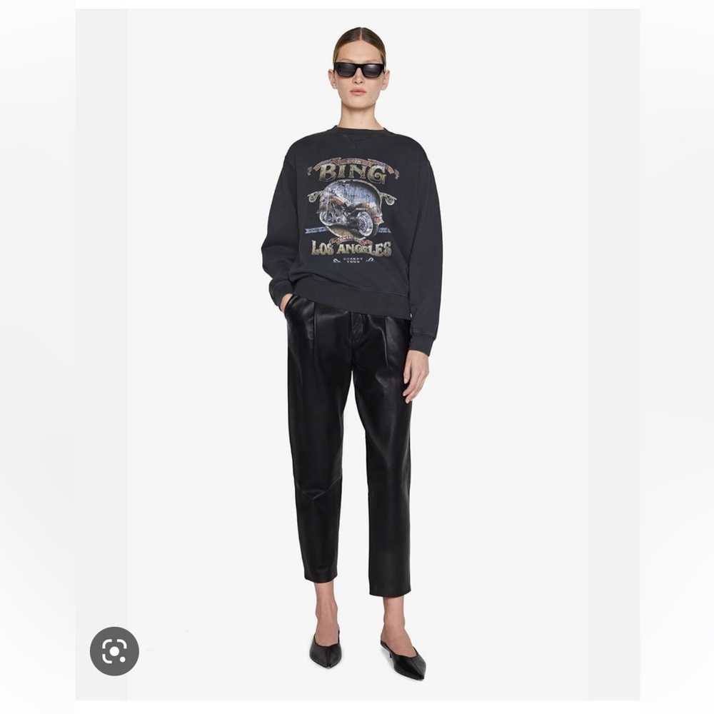EUC Anine Bing Ramona Biker Sweatshirt